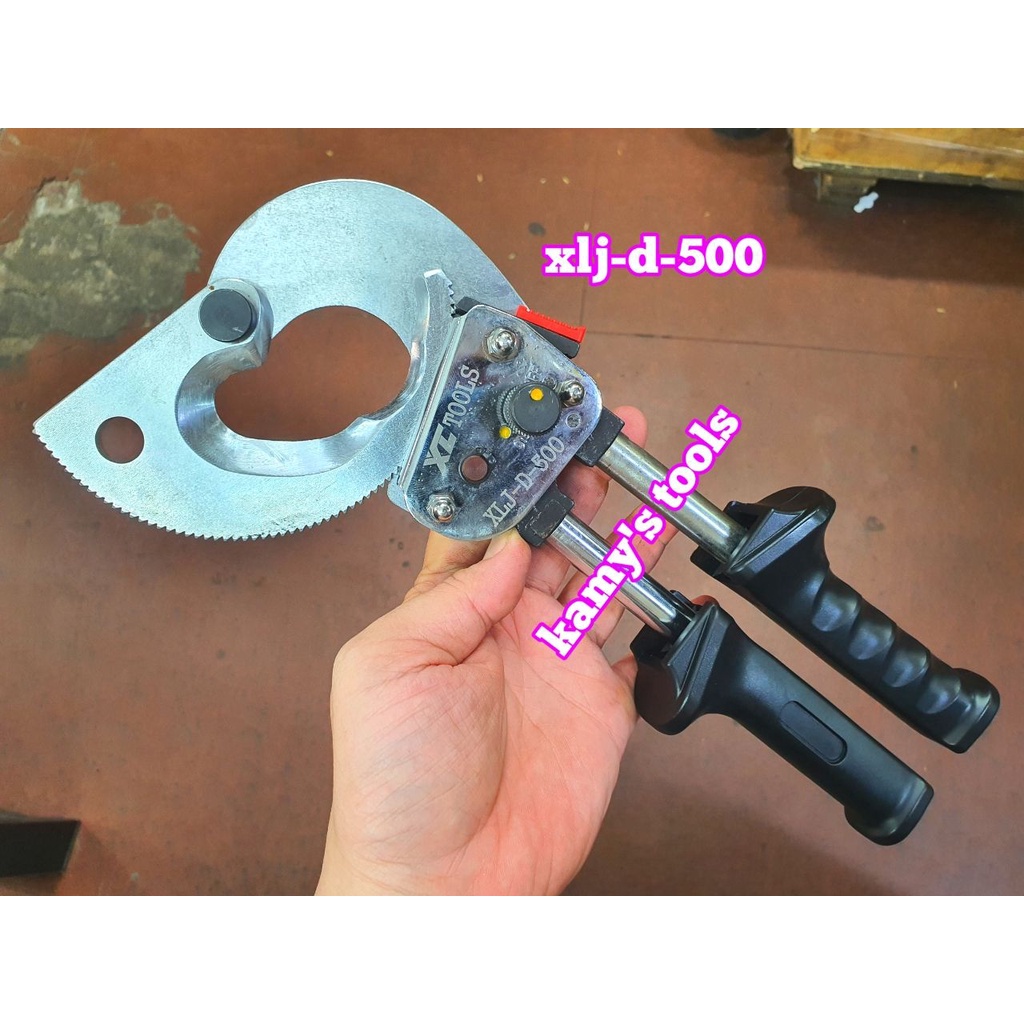 Kìm cắt cáp nhông XLJ-D-500 cắt đồng nhôm 500mm2 40mm cán kéo dài