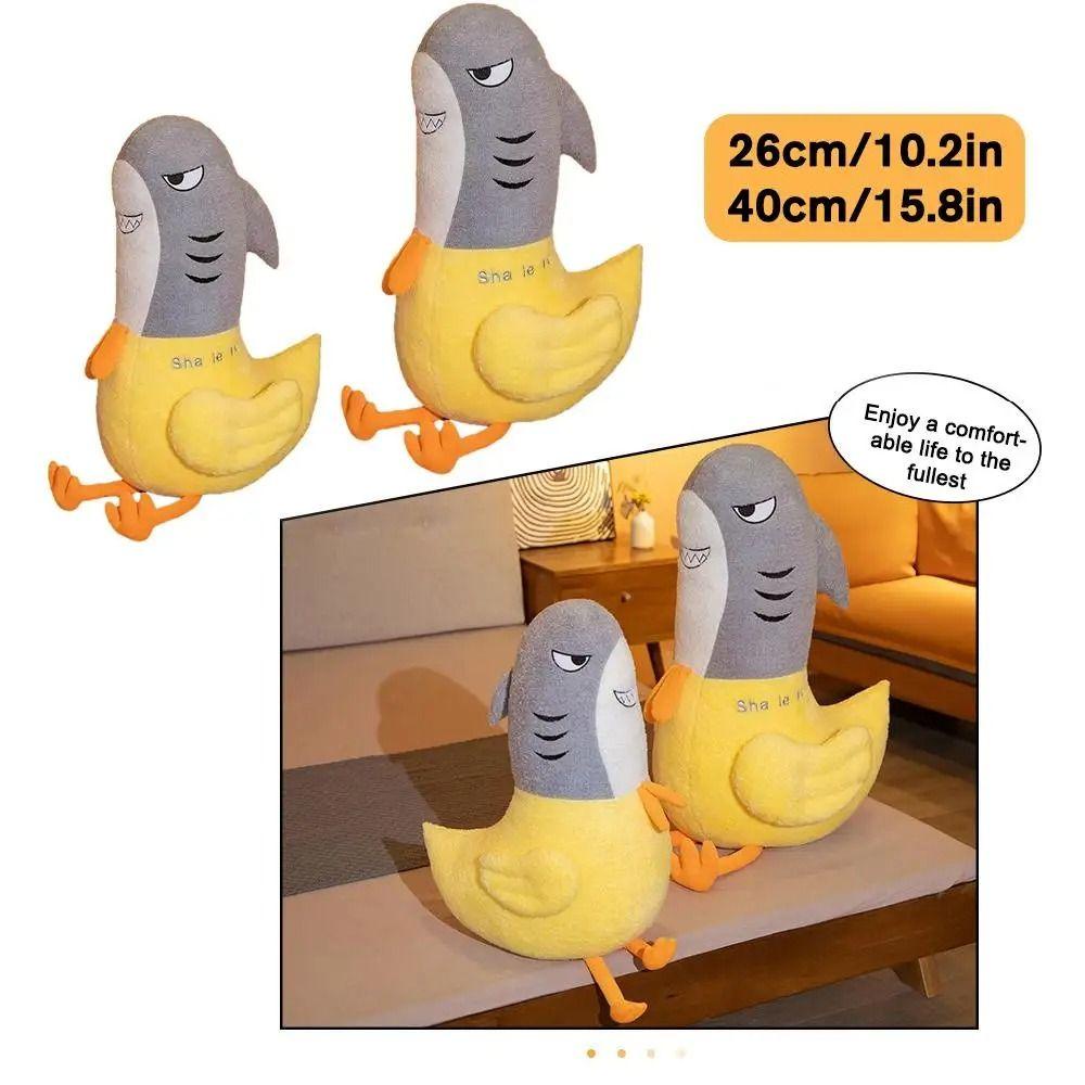 Mmluck Đồ chơi nhồi bông Hình Cá Mập / Gà / Gà Mềm Mại Đáng Yêu