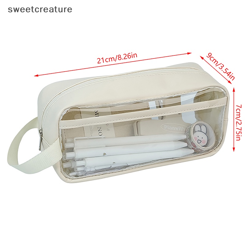Túi Đựng Bút Trong Suốt Sức Chứa Lớn Chống Thấm Nước