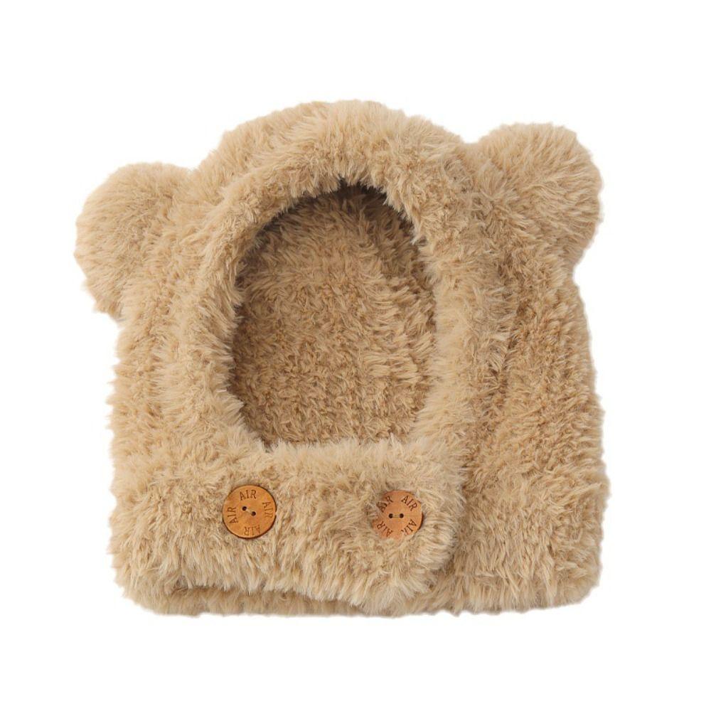 Avalentine Mũ beanie Trùm Đầu Giữ Ấm Tai Gấu Hoạt Hình Dễ Phối Đồ Thời Trang Mùa Đông Dành Cho Nữ / Bé Gái