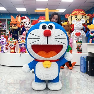 Mô hình Le.go doraemon cỡ lớn 65cm. Đồ chơi lắp ráp le.go doraemon Chong chóng các mẫu 40cm.65cm.68cm Tặng Búa .