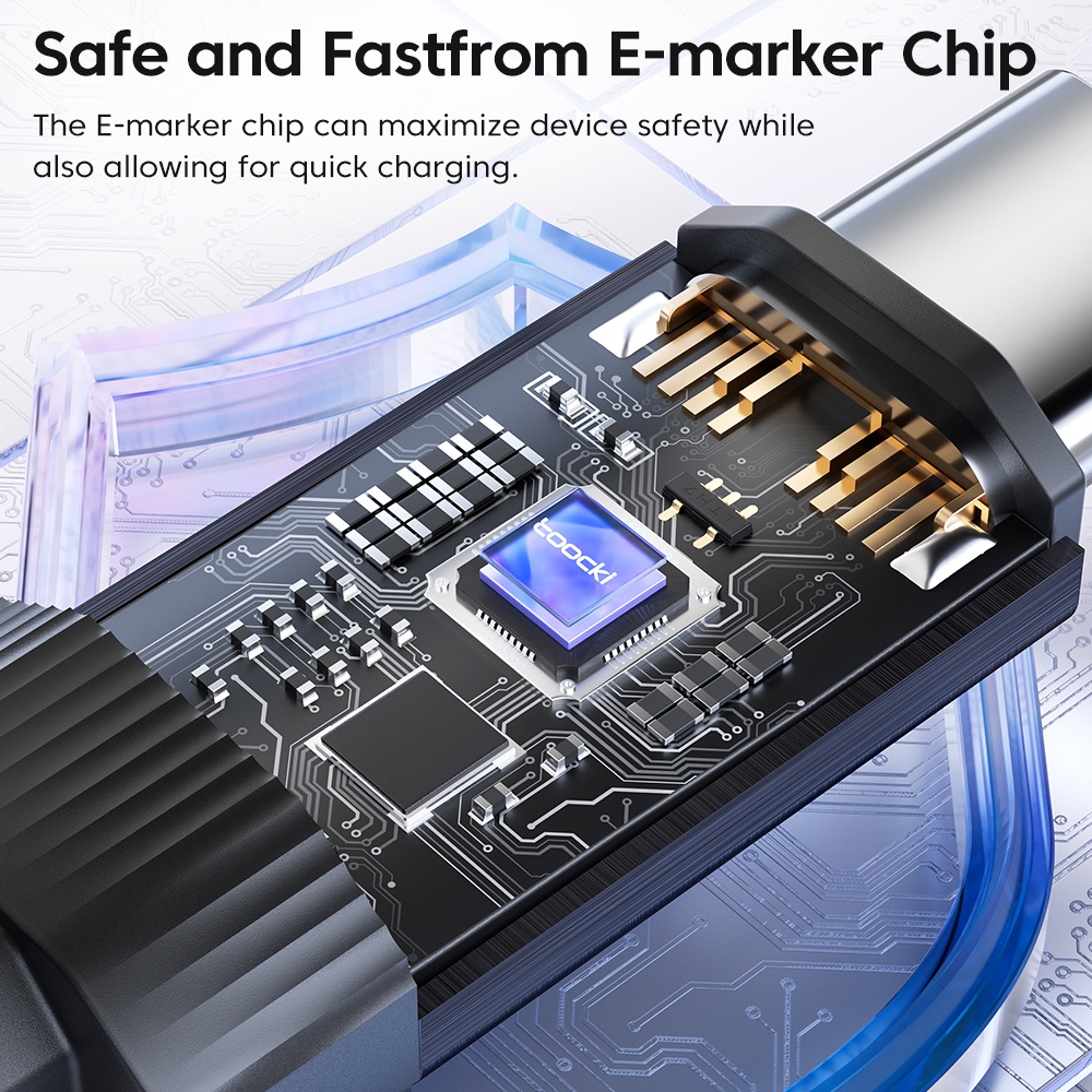 Dây Cáp Sạc Nhanh 100w pd3.1 usb c Sang type c Cho macbook laptop samsung