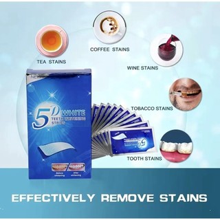 Miếng Dán Làm Trắng Răng 5d Lâu Trôi