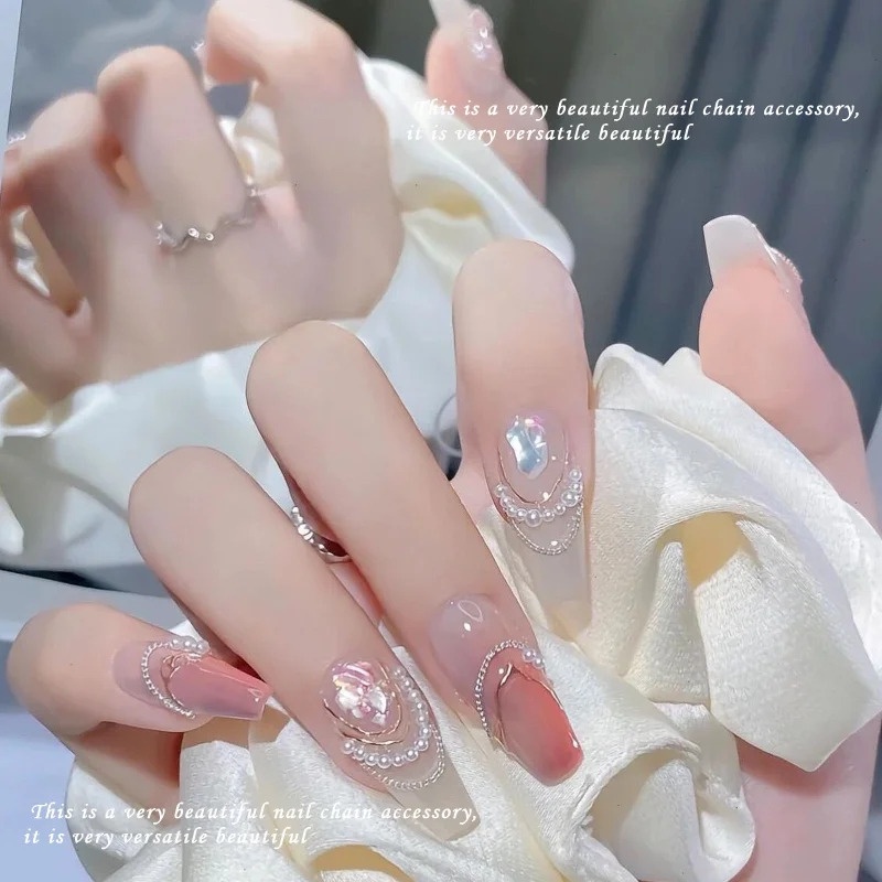Hạt Kim Loại 3d Trang Trí Móng Tay Nghệ Thuật