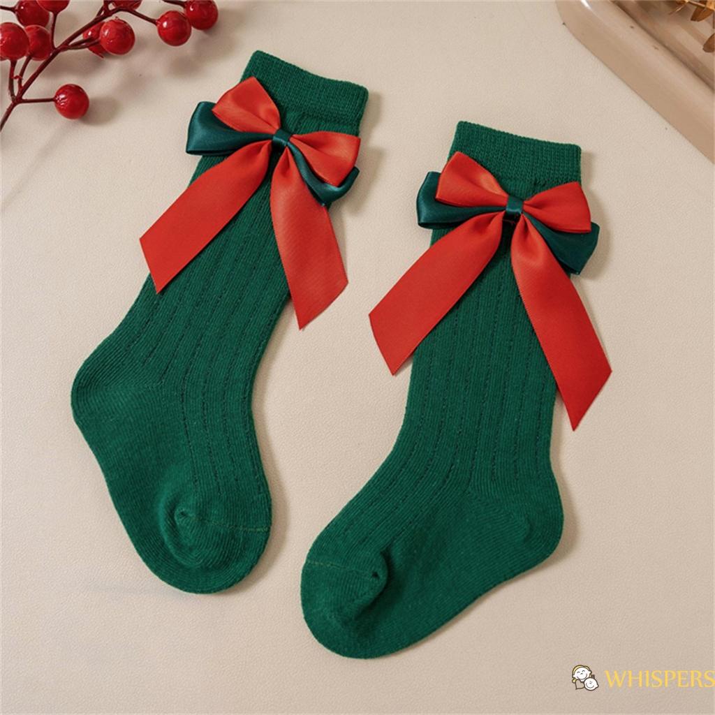 Vớ Cotton Họa Tiết Giáng Sinh Cho Bé 0-4 Tuổi