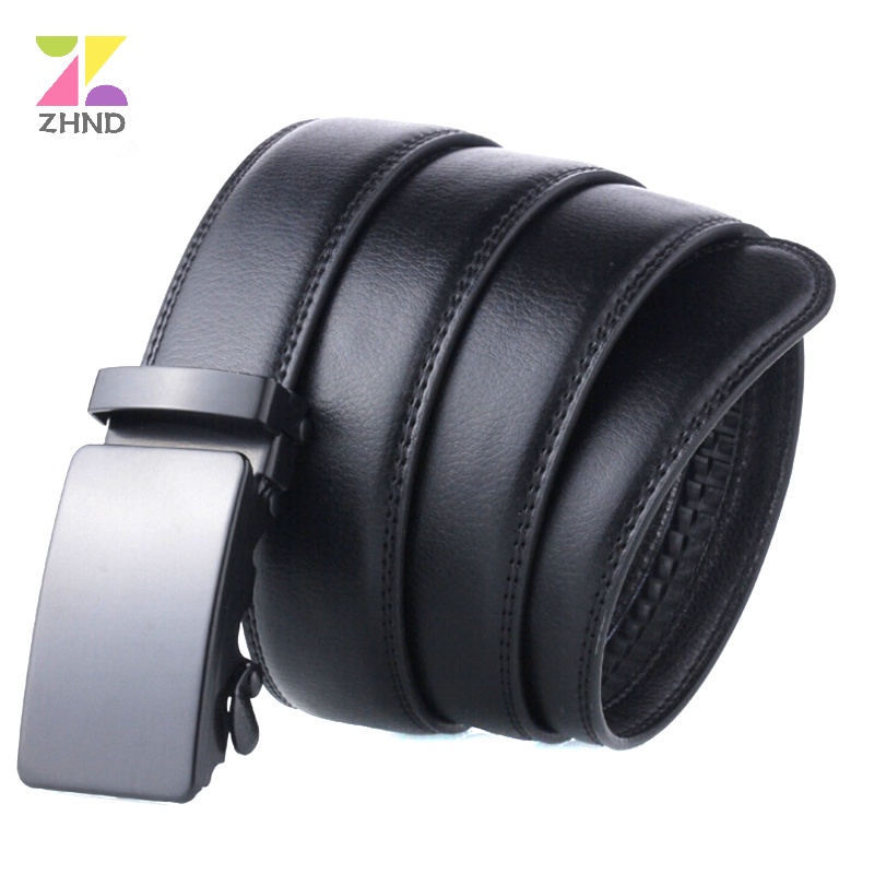 Zhuzhengde Thắt Lưng Da Có Khóa Gài Tự Động Thời Trang Cao Cấp Cho Nam