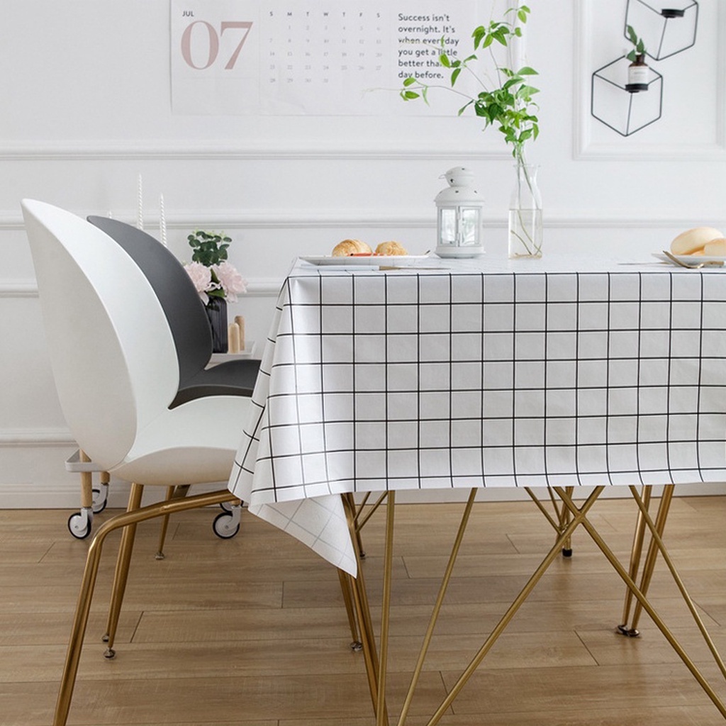 Khăn trải bàn kẻ ô vuông nhiều màu chống thấm kích thước 137cmx90cm giá rẻ, chất lượng cao