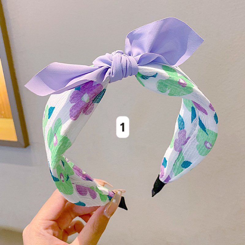 Bờm tóc cho bé họa tiết hoạt hình xinh xắn đáng yêu phong cách tiểu thư công chúa -  Xưởng Áo Dài Cách Tân - PB1