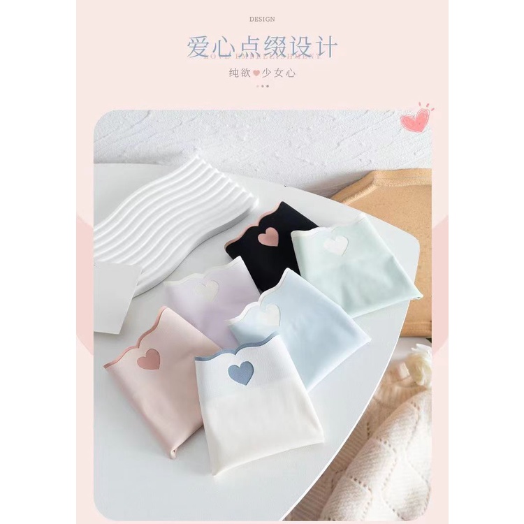 Quần lót nữ cotton Trơn Lưng Vừa Không Đường May Cỡ Lớn m-xl Thoáng Khí Chống Vi Khuẩn Gợi Cảm Mùa Hè @