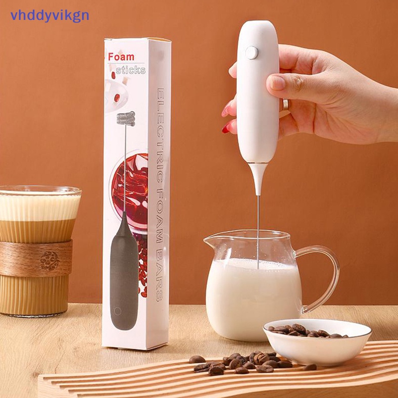 Máy Đánh Trứng / Sữa Tạo Bọt Cà Phê mini Cầm Tay Không Dây Chạy Điện vhdd