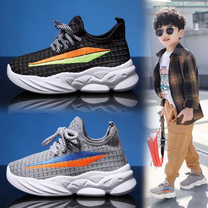 Giày thể thao mới cho trẻ em Size25-32 🌸 Giày dành cho trẻ mẫu giáo, kiểu dáng yeezy