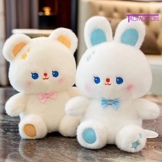 Đồ chơi nhồi bông Hình Thỏ / Gấu mini Đeo Nơ Dễ Thương