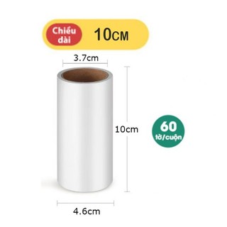 Lõi lăn bụi thay thế 10cm - dành cho cây lăn bụi quần áo