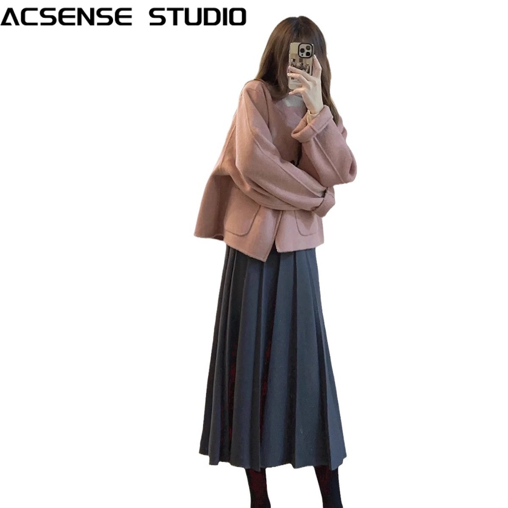 ACSENSE STUDIO áo_khoác áo_phao áo phao nữ  Durable Phong cách New Style Fashion WMF23B02MF 44Z231103