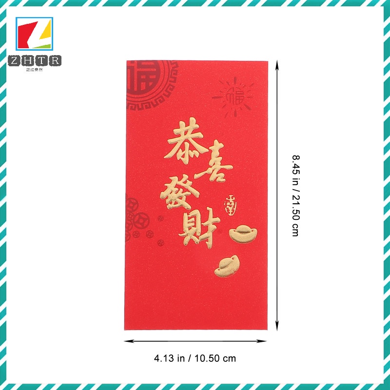 Set 6 Bao Lì Xì Năm Mới Phong Cách Trung Hoa