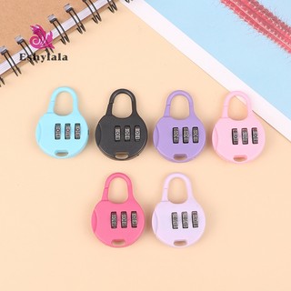 Eshylala Ổ Khóa Mật Khẩu mini Nhiều Màu Sắc Cho Học Sinh