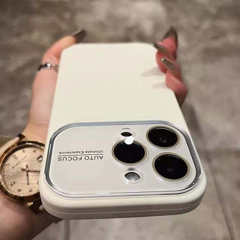 Ốp Điện Thoại Silicon Mềm Bảo Vệ camera Cho iphone 12 13 14 15 pro max plus