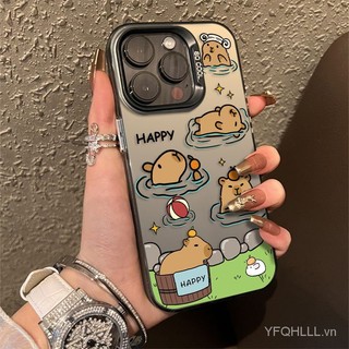 Ốp Điện Thoại Hình Nắp capybara Cho iphone11 12 13 14 15pro 11promax 12promax 13promax 14promax 14promax 14plus