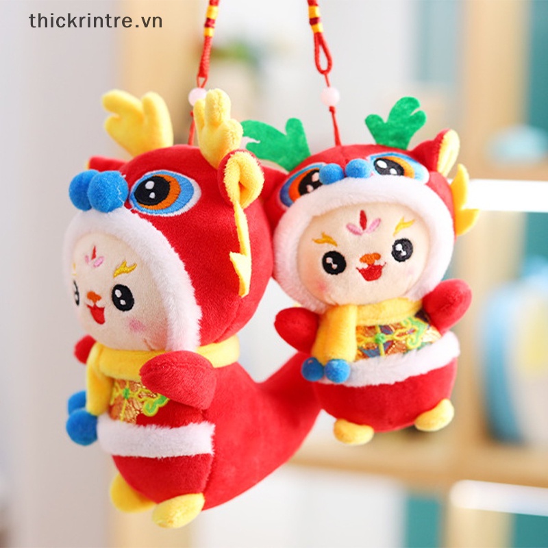 Đồ Chơi Nhồi Bông Hình Rồng Năm Con Giáp Trung Quốc Trang Trí Bàn Làm Việc