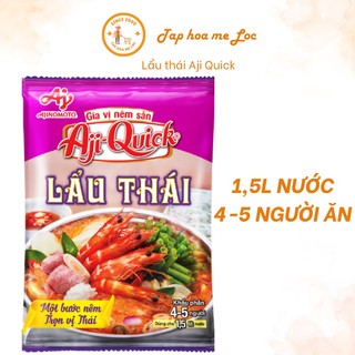Gia vị Lẩu thái Aj quick, gia vị nêm sẵn Aj quick gói 55g tiện dụng