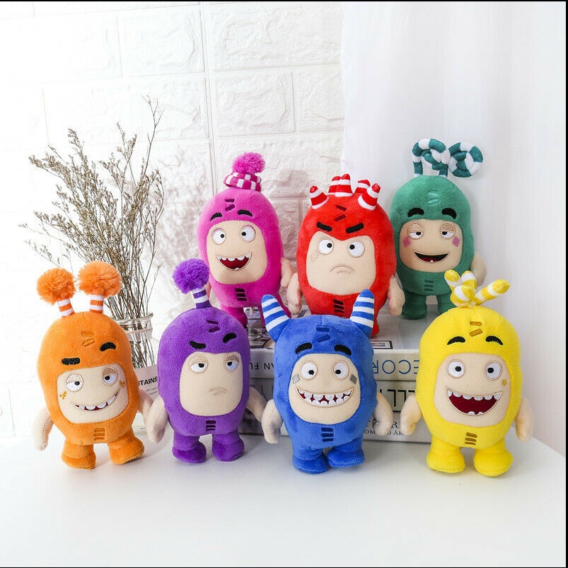 Gấu bông Oddbods Pogo Zee Jeff Fuse Slick 18cm / 30cm mềm mại dễ thương dành cho bé