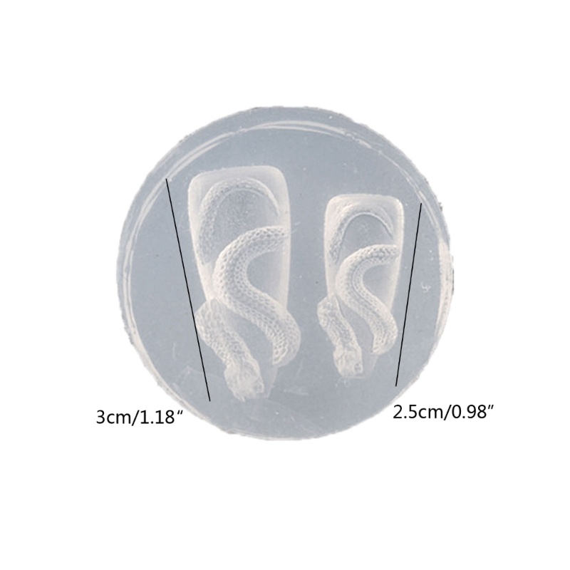 Khuôn silicone Chạm Khắc Móng Tay Hình Rắn diy
