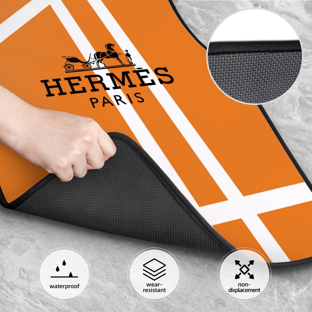 Bộ 4 Miếng Thảm Lót Sàn Xe Hơi herme Chống Trượt Thông Dụng