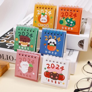 Lịch Để Bàn mini 2024 Kiểu Dáng Đơn Giản Dễ Thương