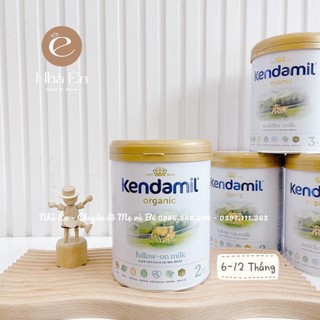 Sữa công thức hữu cơ kendamil organic chứa hmos số 1, 2, 3 - 800g hàng nhập khẩu