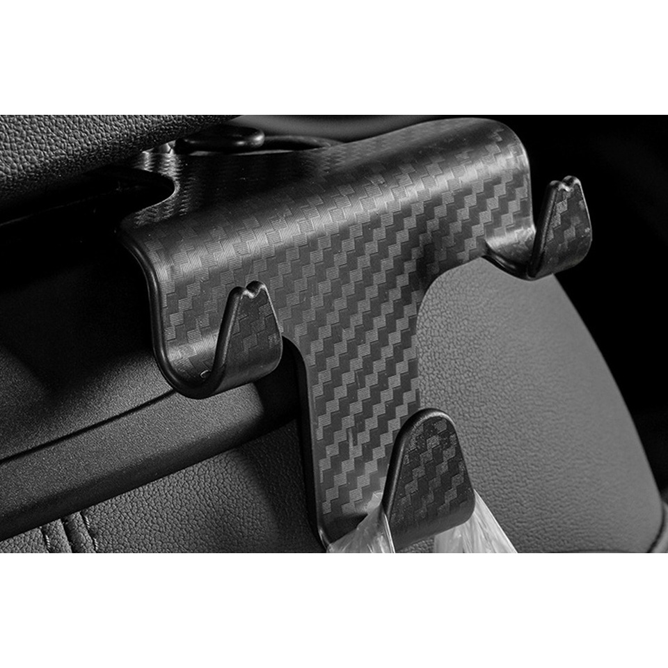 Móc Treo Đồ Rảnh Tay Bằng Sợi carbon Sành Điệu Tiện Lợi Cho Ghế Sau Xe Hơi