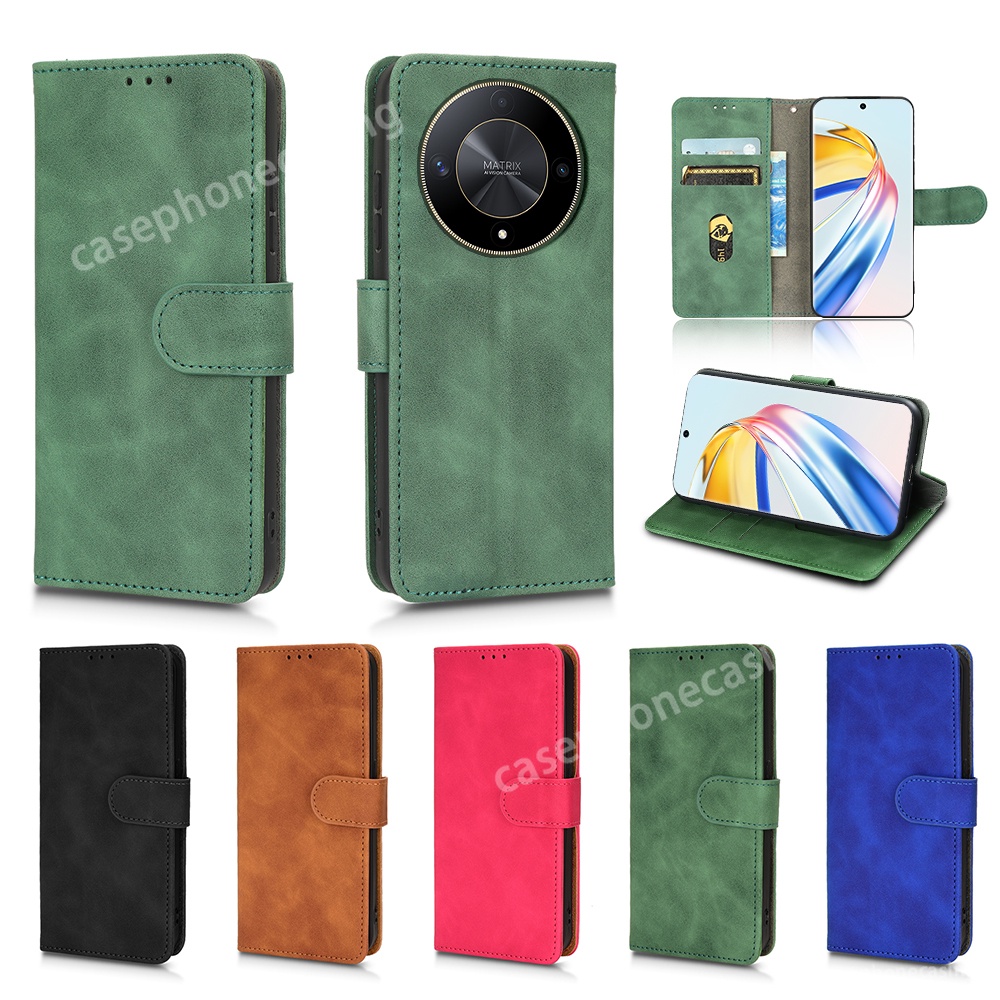 360° Vỏ Bao Da Điện Thoại Kiểu Ví Gập Nam Châm Có Giá Đỡ Đa Năng Cho honor x9b x9a x 9b x 9a 5g hono