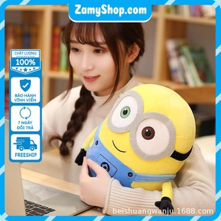[Có bảo hành] Gấu bông Minion tròn đồ chơi thú nhồi bông mềm mịn đáng yêu hàng cao cấp cho bé
