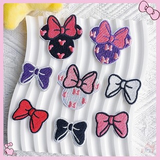 ✿ miếng dán trang trí hình chuột minnie dễ thương ✿ 1 miếng dán ủi quần áo hình chim hồng hạc