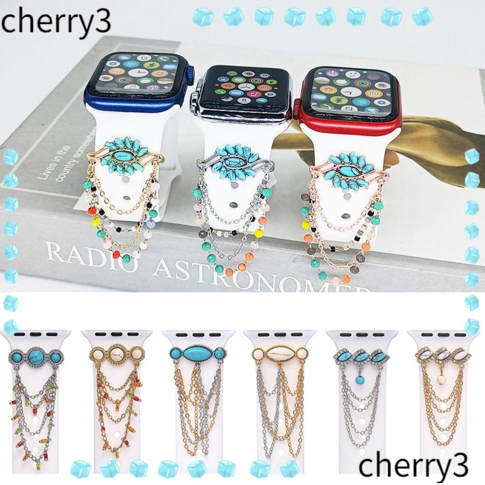 Dây Đeo Thay Thế Bằng Silicon Cho Đồng Hồ cherry3 charms