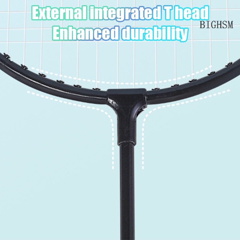 Bighsm set 2 Vợt Cầu Lông Bằng Hợp Kim Siêu Nhẹ Cao Cấp Kèm Túi Đựng Tiện Lợi skk