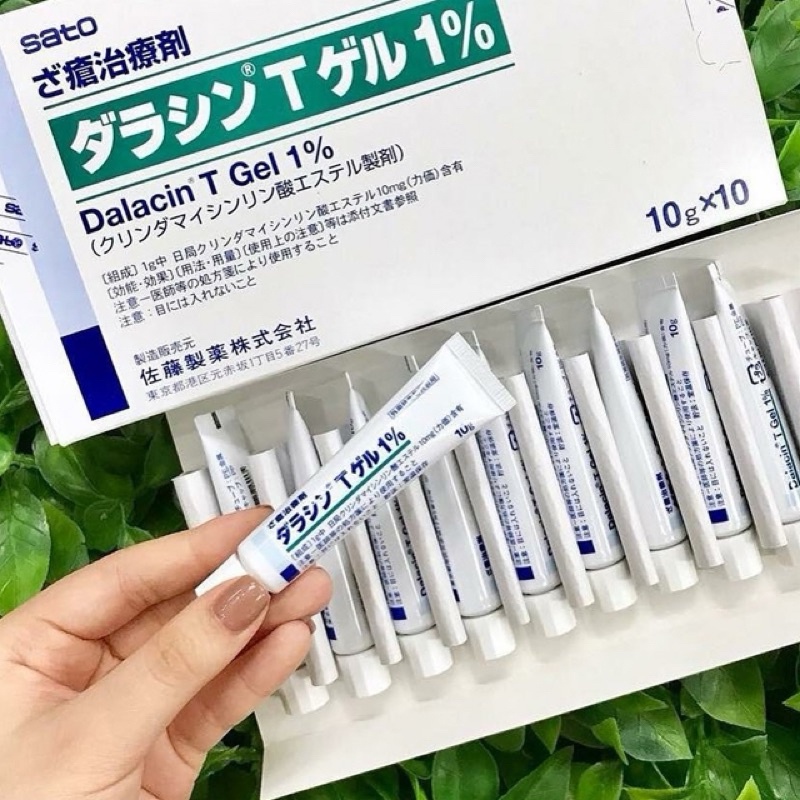 Tuýp 10g Kem Giảm Mụn Sato Nhật Bản Chính Hãng 1%
