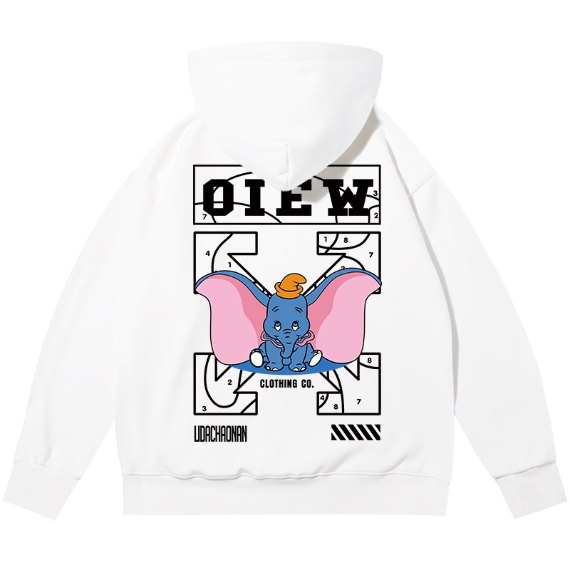 Áo Hoodie Dáng Rộng Thời Trang Đường Phố Mới Cho Nam Nữ