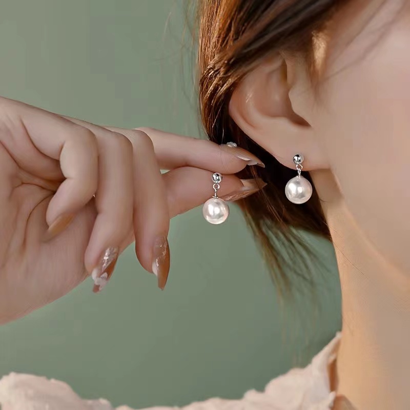 Khuyên Tai Đính Ngọc Trai Phong Cách Hàn Quốc Thời Trang 2023