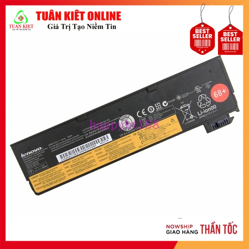 Pin Laptop T450 T460 68+ Lenovo Thinkpad T440 T470 T560 L460 45N1136