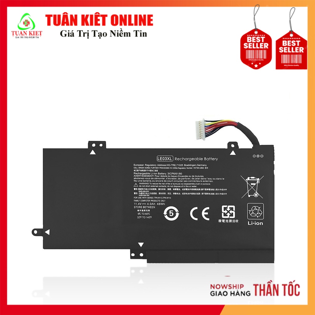 Pin Laptop HP Envy X360 M6-W101dx W102dx W103dx W010dx LE03XL