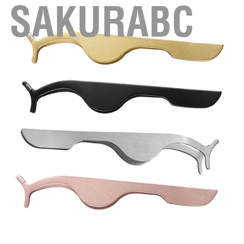 Sakurabc Eyelash Applicator  Extension Stainless Steel Auxiliary Tool for Home