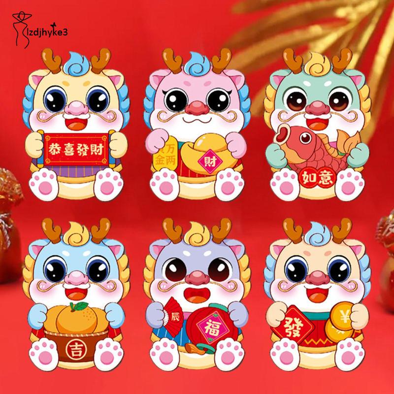 Set 6 bao Lì Xì Đỏ May Mắn Cho Lễ Hội