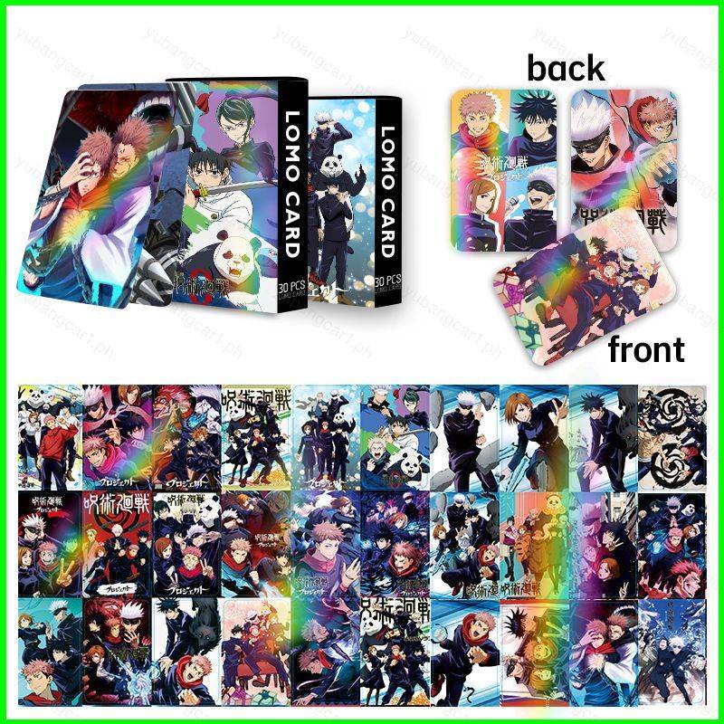 Bộ Thẻ Hình anime jujutsu kaisen laser lomo mini hd Làm Quà Tặng Cho Bé Uni-T