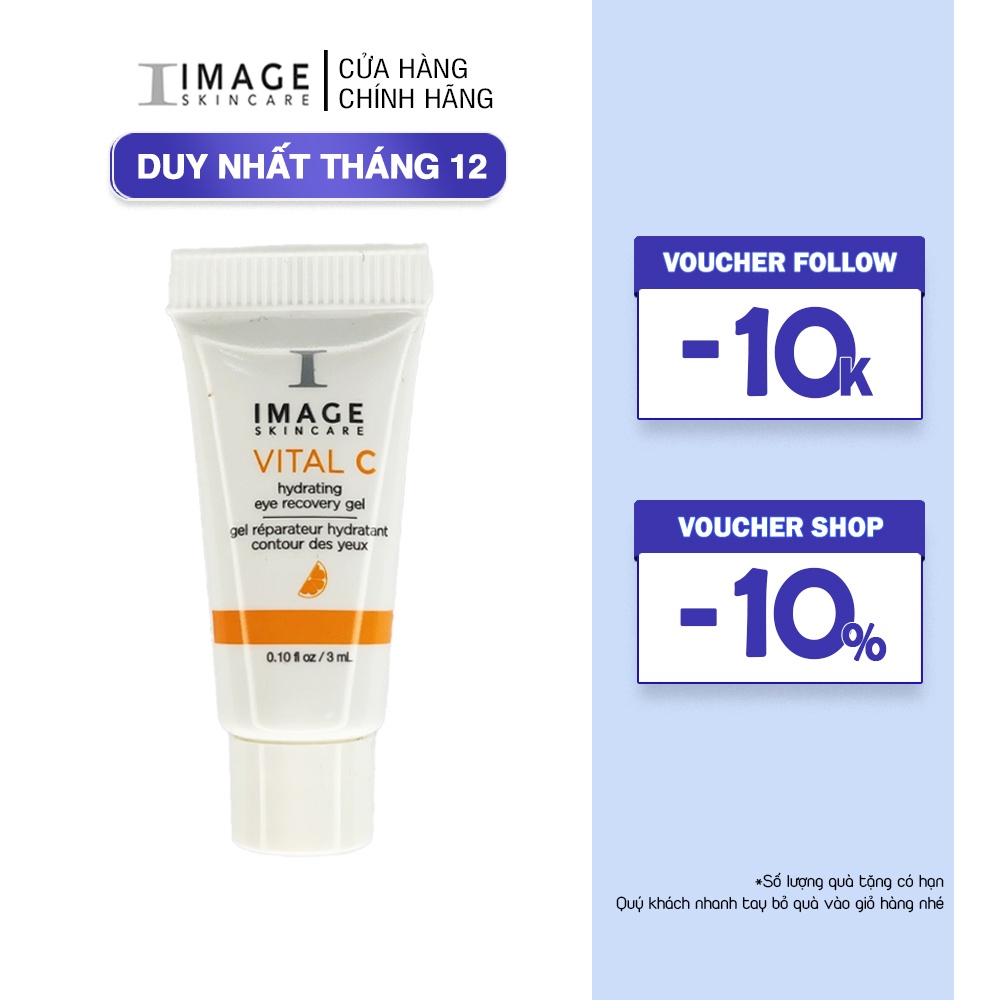 Kem mắt giảm quầng thâm, bọng mắt, nếp nhăn Image Skincare Vital C Hydrating Eye Recovery Gel 3ml (new)