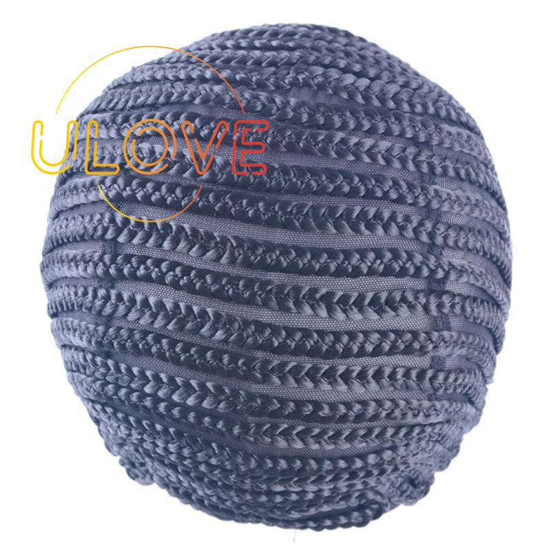 Mũ Đội Tóc Giả Dệt Sợi Ngô Siêu Co Giãn Màu Đen Chất Lượng Cao