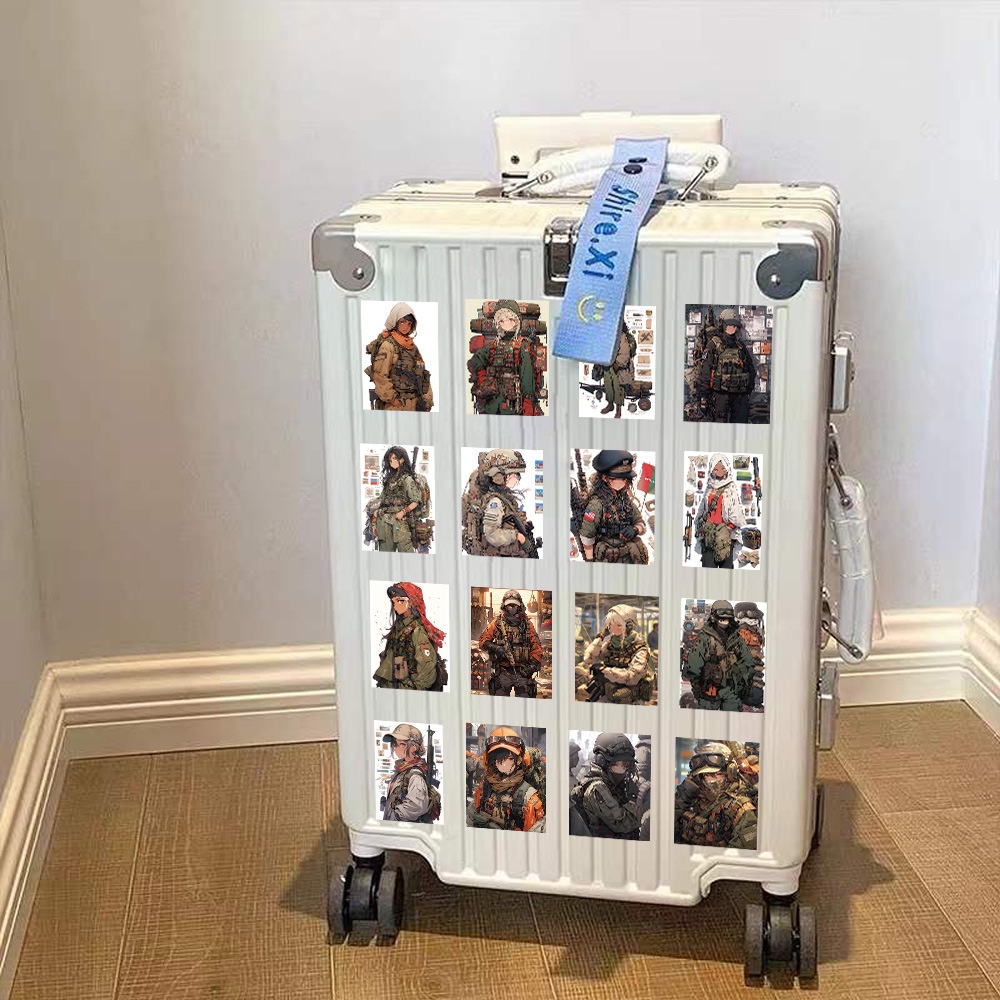 Bộ 60 Miếng Dán Trang Trí Mũ Bảo Hiểm Họa Tiết Rằn Ri Cho Bé Gái