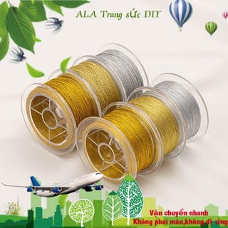 💖trang sức diy phụ kiện💖cuộn chỉ vàng / bạc 369 sợi phong cách nhật bản dùng làm trang sức thủ công diy