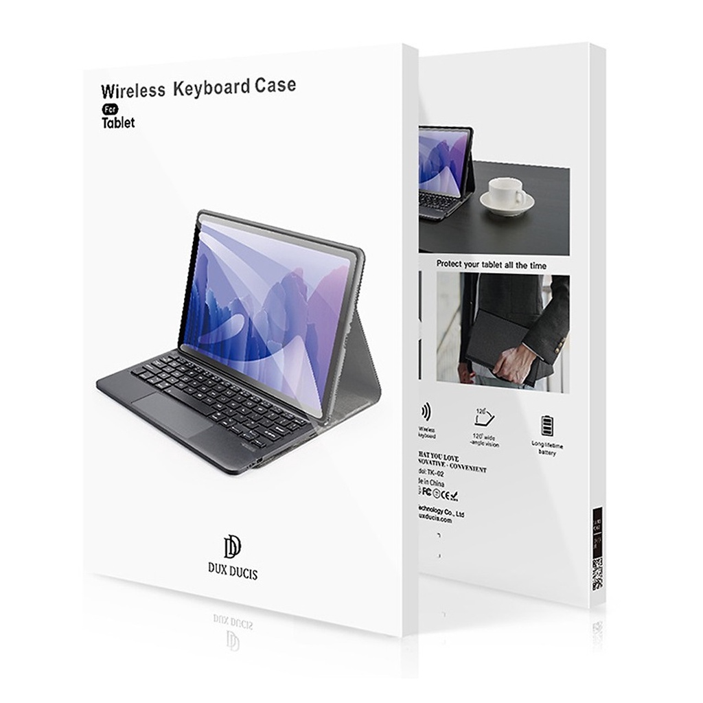 Bao da kèm bàn phím cho SamSung Galaxy Tab S6 Lite chính hãng Dux Ducis có bàn di chuột TrackPad - Hàng chính hãng