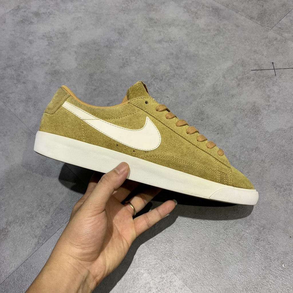 2Hand Giày Ni.ke Blazer Low 'Black White' 371760-026 SIZE 42.5 PVN9977