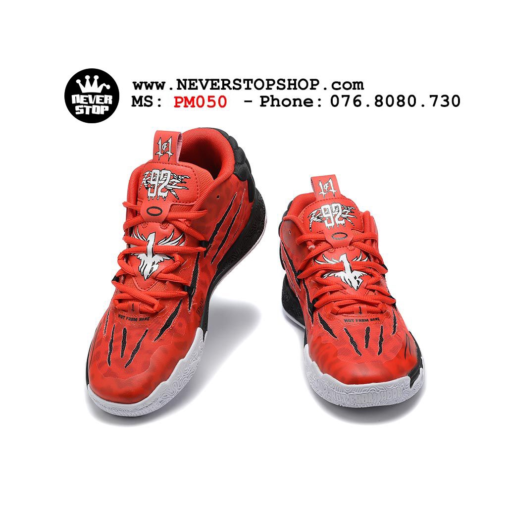 Giày bóng rổ PM MB 03 RED BLACK phối màu mới hàng chuẩn nét chất lượng cao giá tốt  NeverStopShop.com